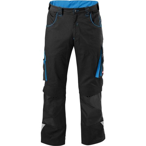 Fortis Bundhose Herren PERFORMANCE 24 Gr. 60 schwarz/türkis (1/5)