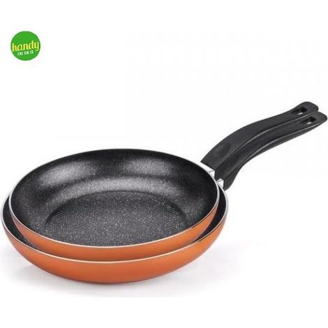 Set 2 padelle Alluflon 24+28 tropical orange (1/2)