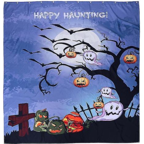 1 rideau décoratif pour décorations d'Halloween (1/3)