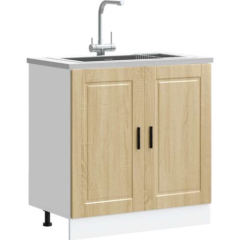 Spülenunterschrank Porto Sonoma-Eiche 80x46x81,5 cm