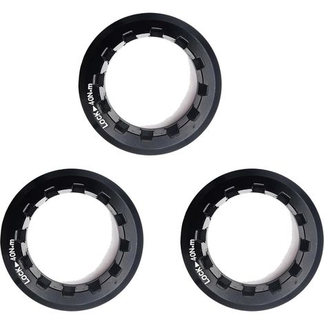 3X Couvercle de Volant D'Inertie de VéLo Capuchon de Verrouillage de Cassette 12 Vitesses CNC Serrures en Alliage D'Aluminium Anneau VéLo de Route pour M7100 6100 8100 (1/5)