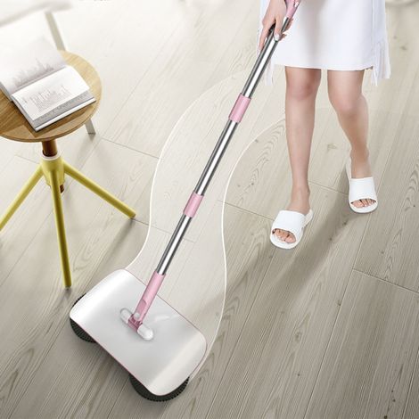 Balai-brosse, balai ménager, pelle, machine tout-en-un pour laver les sols, balai et serpillière, poudre (1/5)