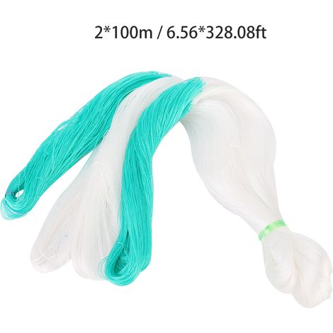 Treillis de Support de Plantes Grimpantes 2x100m Polyéthylène 6 Brins Filet de Jardin pour Tomates Haricots (1/5)