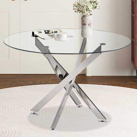 Table de salle à manger Lasi  Ø120 x 76  Design en verre (1/5)
