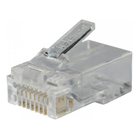 Connettore passante RJ45 Maschio CAT6 UTP per cavi dati Televes 209906