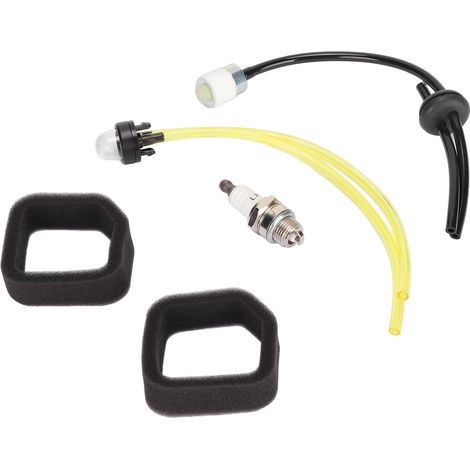 Filtre à air bougie d'allumage et ensemble tuyau carburant 560873001 pour tondeuse Toro, kit filtre à air et bougie anti-choc. (1/5)