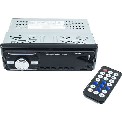 Trade Shop - Radio Estéreo Para Coche Fm Mp3 Ranura Usb Sd Mmc Aux Reloj Digital 6247 - (1/2)
