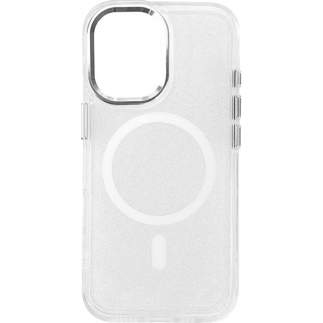Custodia glitterata per Samsung Galaxy S26 Ultra, compatibile con MagSafe - Bianca (1/5)