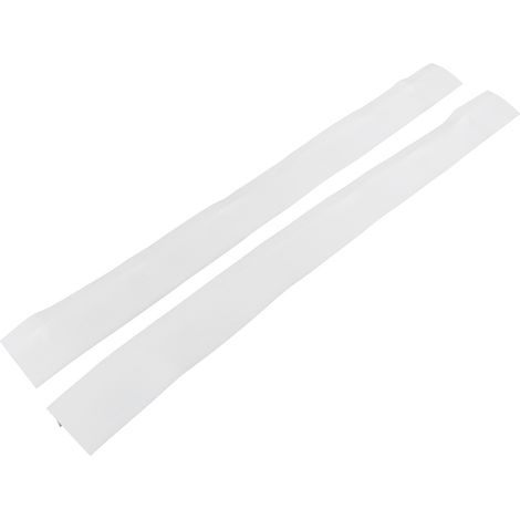pièces de joint d'étanchéité pour espace entre le plan de travail et la cuisinière, résistant à la chaleur et à l'huile, pour four (blanc, 53 cm) (1/5)