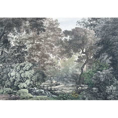 Papier peint panoramique modern Forêt de Conte de Fées (1/4)