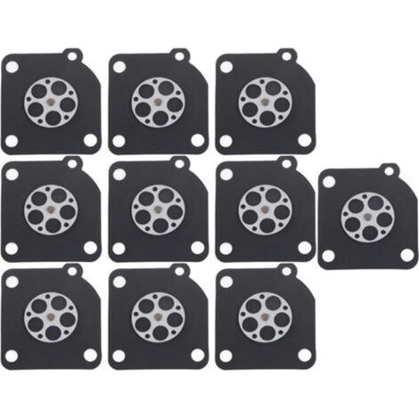 Kit de joint de diaphragme de carburateur, pièces de réparation pour trononneuse ZAMA 180 S210 MS230 MS250 10 pièces/ensemble