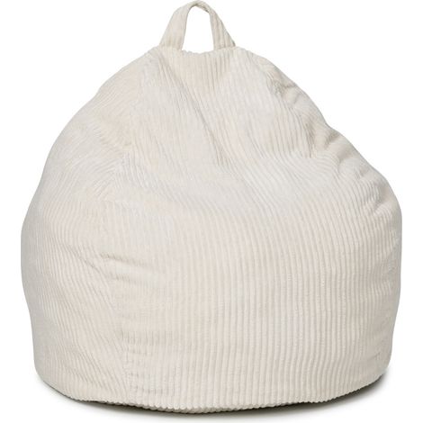 Sitzsack Birne HORTENSE aus Cord beige