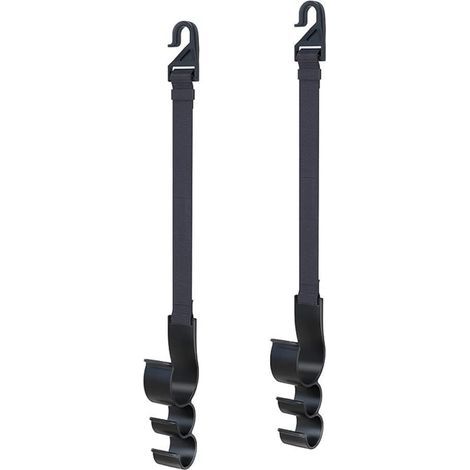 Car headrest hook, car hanger, rear hook, back seat storage hook, back seat hook for hanging bags, handbags, organizer (2 pieces) (1/5)
