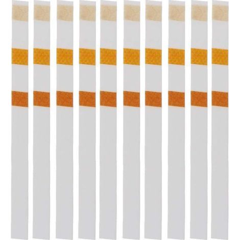 50 strisce reattive 3 in 1 per acqua di piscina e termale, strisce reattive multifunzionali per pH, cloro, alcalinità, bromo e durezza dell'acqua (1/5)