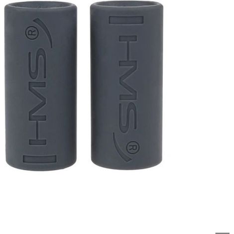 Poignée De Barre - Silicone - Compatible Toutes Barres - Lot De 2 - Gris (1/3)