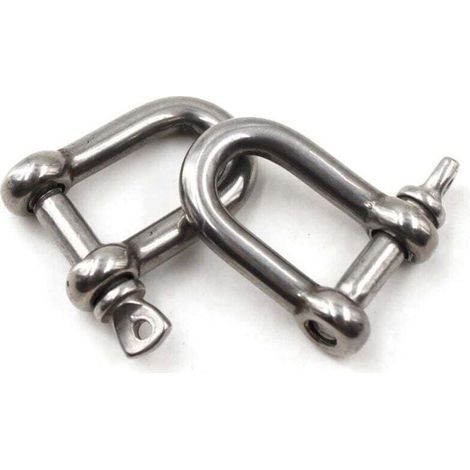 M12 Stainless Steel 304 Lifting Shackle (Pack of 2) (1/4)