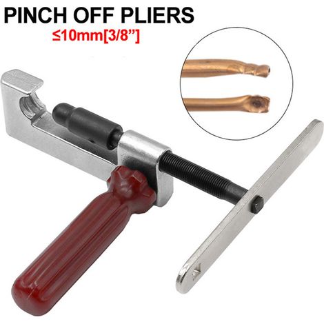 Pince à sertir tuyau cuivre aluminium outil d'étanchéité climatisation acier 45 modèle CT-204 Ø≤10mm kit 3 pièces (1/5)