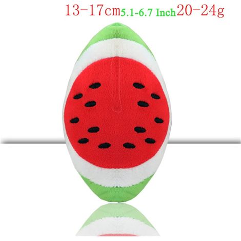 Dog Toy - Squeaky Toy For Small Dogs And Puppies - Vegetable Fruit Shape - Soft Plush With Cotton Filler - 14 X 14 X 6 Cm - 1 Piece (1/2)