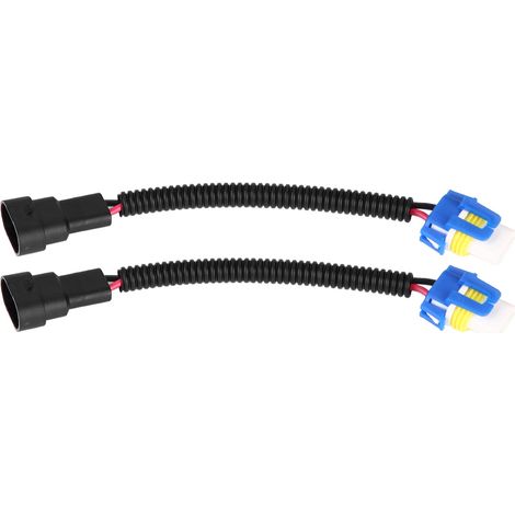 2 Connecteurs Céramique 9006 Douille Prolongateur Faisceau Adaptateur Prise (1/5)