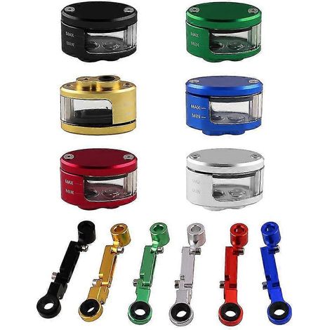 Réservoir d'huile pour maître-cylindre de frein et d'embrayage de moto CNC pour Suzuki, Yamaha, Kawasaki et Honda - D (1/5)