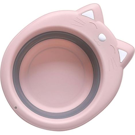 Lavabo Pliant Léger et Compact pour Bébé Adorable, Multifonctionnel de Chat en Pp pour Anniversaire ou Shower (1/5)