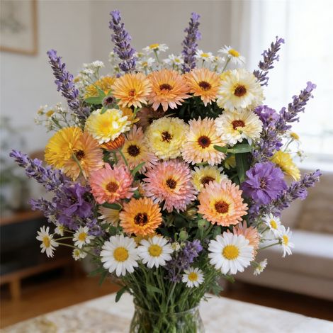 Garten-Samenkit – Ringelblume, Lavendel und Kamille (4500 Stück), Nicht-GVO, Perfekt als Natur- und Garten-Geschenk (1/5)