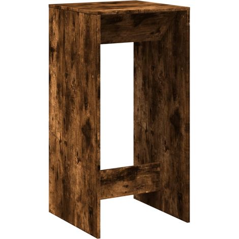 Maison Exclusive - Tavolo da Bar Rovere Fumo 51x50x103,5 cm in Legno Multistrato