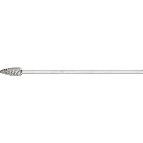 PFERD TOOLS Hartmetall Frässtift Rundbogen RBF Ø 12x25mm Schaft-Ø 6x150mm Z3P universal mittel kreuzverzahnt (1/5)