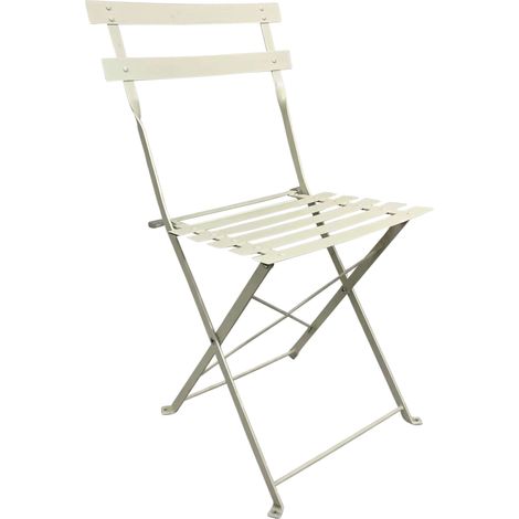 Pack jardín Greensboro Beige mesa plegable y 4 sillas plegables exterior (1/5)