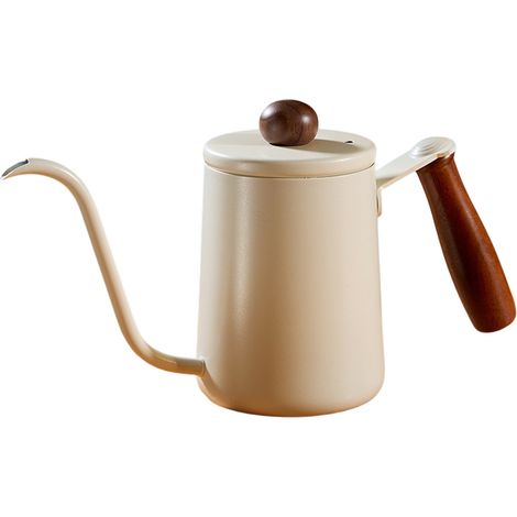 Bona 600ml Edelstahl-Hohlfilterkessel, ideal für Camping und Kaffee.