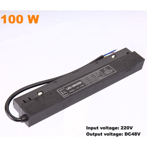 Jandei - Fuente transformador 48V para carril magnético 100W (1/4)