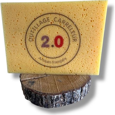 Pack 8 Éponges Chantier 2.0  Haute Absorption Carrelage, Enduit, Plâtre Outillage Pro (1/4)