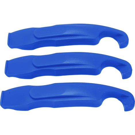 3-teiliges Set aus Nylon-Fahrradreifenhebern, Fahrradreifenheber, Werkzeug zur Reparatur von Fahrradrädern, blau (1/5)