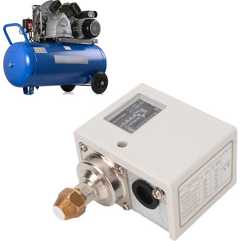 Pressostat SPC-106E pour chaudières, compresseurs d'air, séchoirs frigorifiques et refroidisseurs (contrôleur de pression 6 kg, interface standard AC125V/AC250V) (1/5)