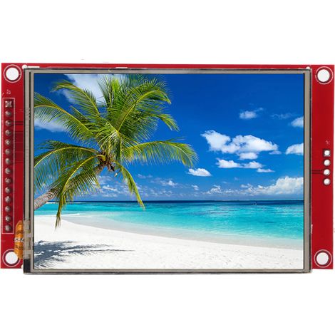 Module d'affichage LCD TFT 3,2 pouces 240 x 320 avec cage de carte mémoire (fonction tactile) (1/5)