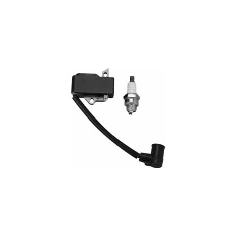 Alovez – Bobine d'allumage pour débroussailleuse Stihl FS75 FS80 FS85 FC85 KM85 HT70 HL75 – Matériau caoutchouc – Compatible avec modèles STIHL - Hl75k (1/5)