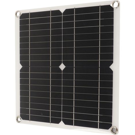 Wohnmobil-Solarpanel 12W Mono-Solarbatterieladegerät mit adaptivem, integriertem Spannungsregelungsmodul und intelligenter Steuerung mit 30A Laderegler (1/5)