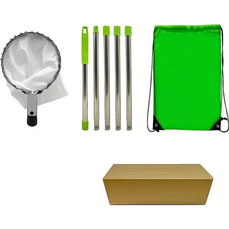 Perche à fruits (avec panier en tissu) - Cueille-fruits télescopique portable et réglable de 2 m (1/5)