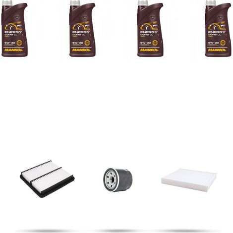 Kit tagliando 3 FILTRI e 4L OLIO compatibile con Kia Cerato II (TD) 2.0 110kw dal 2009 (1/5)