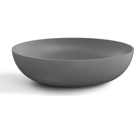 Lineabeta - Lavabo ovale da appoggio Acquaio in ceramica 49x34,5