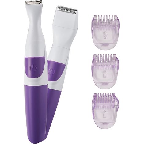 Maillot de bain bikini épilateur sans fil 2 en 1 violet étanche portable sécurisé pour femmes (1/5)