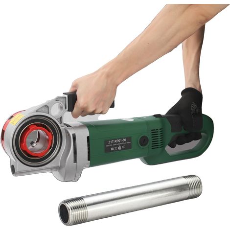 Filtreuse électrique, 2300W de puissance, 230V de tension, 26 tr/min de vitesse, 6 matrices (1/2" à 2"), dimensions 51,118,2 cm (1/5)