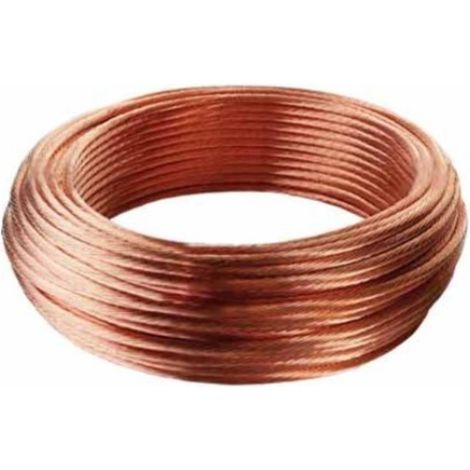 Tresse de cuivre nue haute conductivité 25 mm² / 25 m - Zenitech