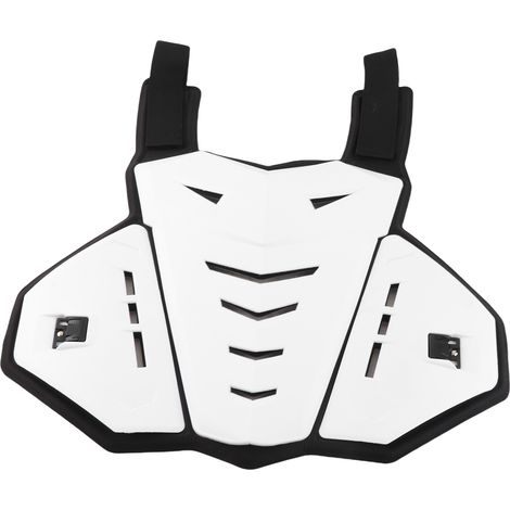 Giacca protettiva resistente per motociclisti, gilet protettivo per gare acrobatiche, colore bianco. (1/5)