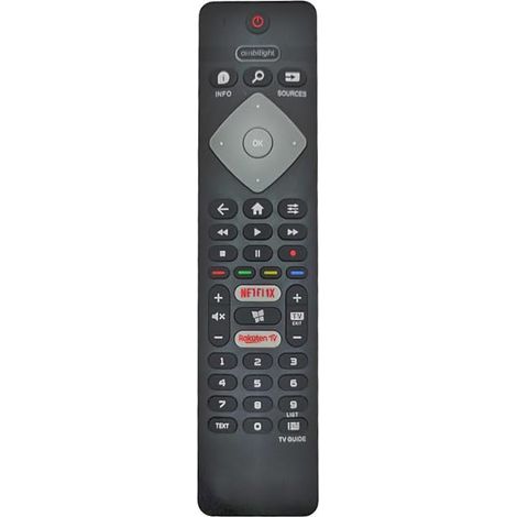 Replacement Philips TV remote control for Philips Universal remote control 43PUS6754/12 43PUS7394 50PUS6704 58PUS650465 65OLED804/12 (1/5)