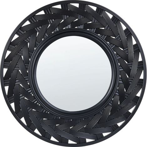 Wandspiegel TIERGA 60 cm 60 cm Schwarz (1/5)