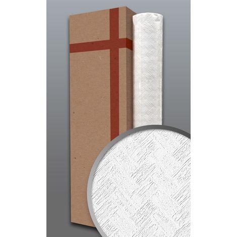 Carta da parati strutturate EDEM 83103BR70 Carta da parati TNT strutturata con aspetto pietra opaca bianco 1 scatola 4 rot. 106 m2