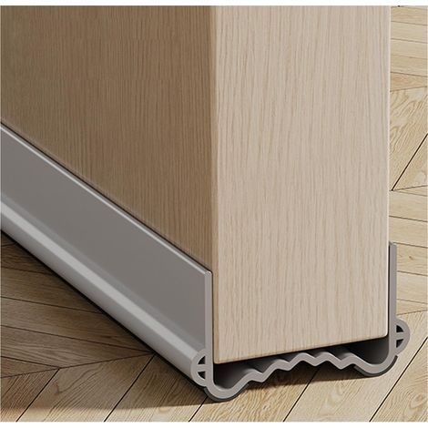 Bas de Porte Isolant Boudin Anti Froid Joint Bruit Phonique Thermique Bande d'Étanchéité Protège des cm 100cm 3.5-5.5 (1/5)