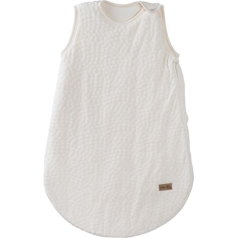 roba Sacco Nanna Seashells Oyster - 70 cm - Cotone BIO - Certificato GOTS & Oeko-Tex - Cerniera Laterale e Bottoni - Resistente - Traspirante - Bianco (1/5)