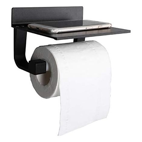 Toilet Paper Roll Holder Stand Towel Holder Phone Box Shelf